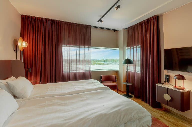 family superior -huone scandic landvetter hotellit göteborg ruotsi