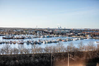 view from room superior at scandic sluseholmen in copenhagen