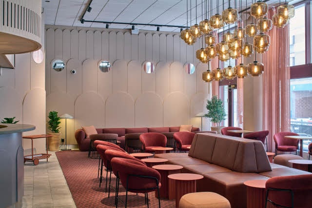 lobby at scandic swania