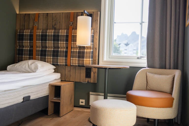 Single room at Scandic Svolvaer