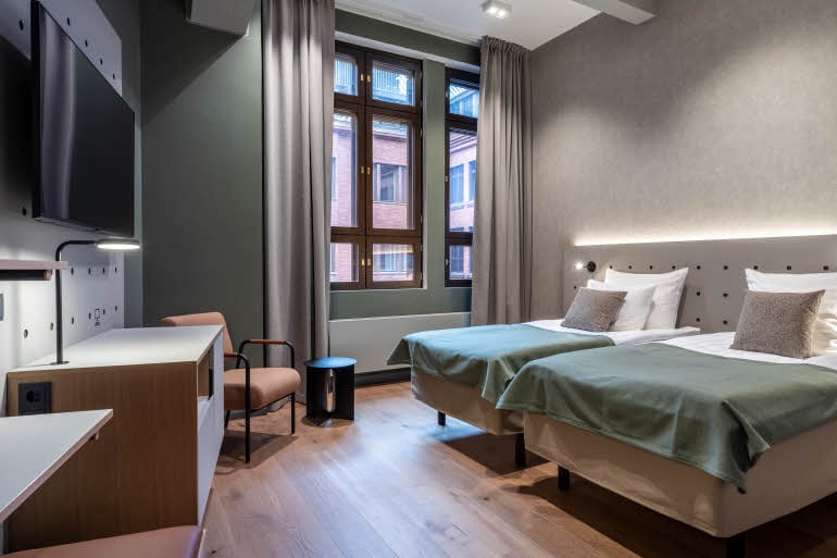 scandic helsinki hub Standard huone