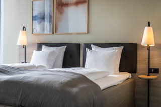 sänky master suite huone scandic spectrum kööpenhamina