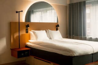 bed guest room scandic go st eriksgatan stockholm
