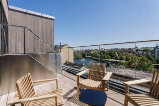 Relax Outdoor sitting area Scandic Strommen