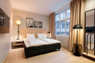 Standard Queen huone Scandic Torget Bergen Norja