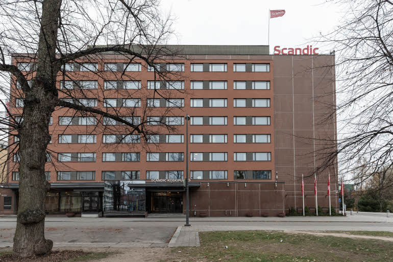 julkisivu scandic tampere koskipuisto hotelli suomi