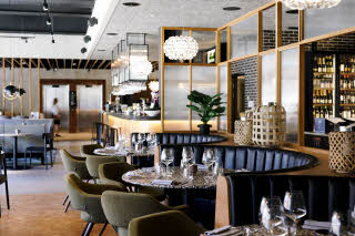 Restaurant Area Tables Scandic Strommen
