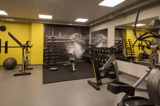 Gym at Scandic Helsfyr in Norway