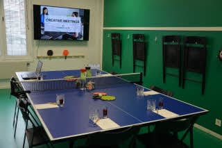 Conference room with table tennis at Scandic Kista in Stockholm Sweden