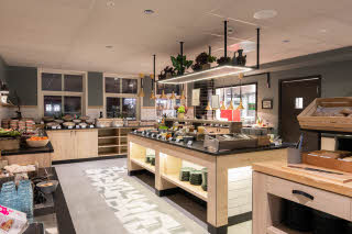 breakfast area at scandic victoria lillehammer in lillehammer