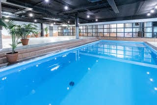 indoor swimming pool at scandic rosendahl in tampere finland