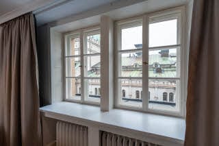 Junior Suite näkymä Scandic Grand Central Helsinki