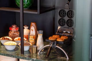 Restaurant Waffles Scandic Frankfurt Hafenpark