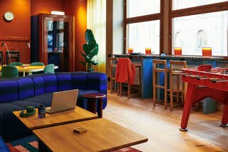 working area at scandic go upplandsgatan in stockholm