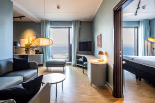 master suite oleskelualue scandic cph strandpark hotelli kööpenhamina tanska