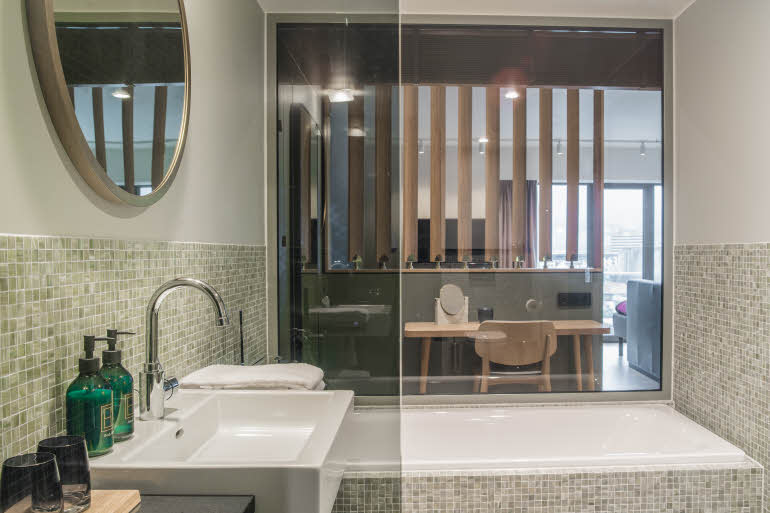 Master suite bathroom 
