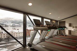 gym at scandic voss in norway