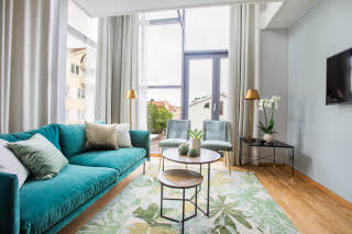 Suite sitting area view Scandic Stora Hotellet Nykoping