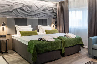 superior family -huone scandic pasila hotelli helsinki suomi