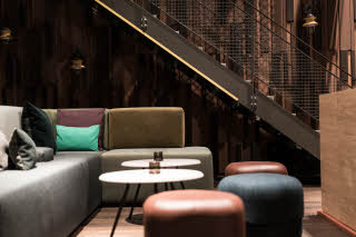 Lobby lounge Downtown Camper by Scandic in Stockholm