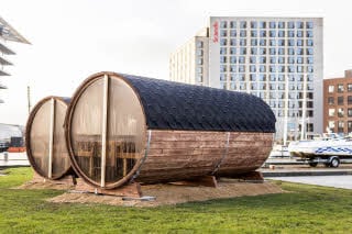 ulkosauna wellness ulkoalue scandic cph strandpark hotelli kööpenhamina tanska