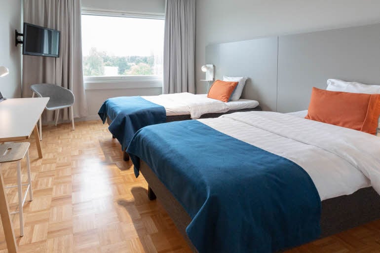 standard huone scandic rauma hotelli suomi