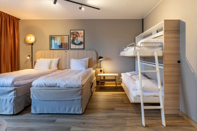 scandic waskia vaasa studio-huone neljälle