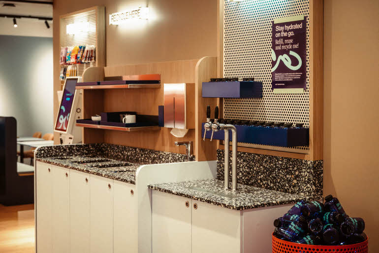 lounge water station at scandic go st eriksgatan in stockholm