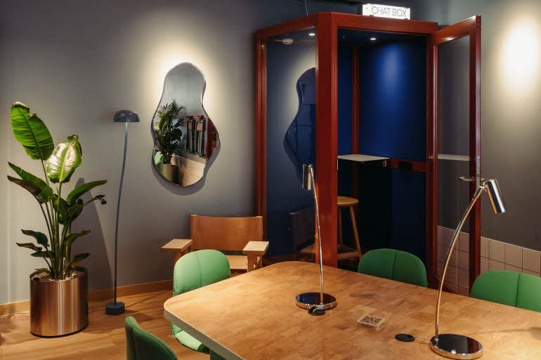 lounge chatbox at scandic go st eriksgatan in stockholm