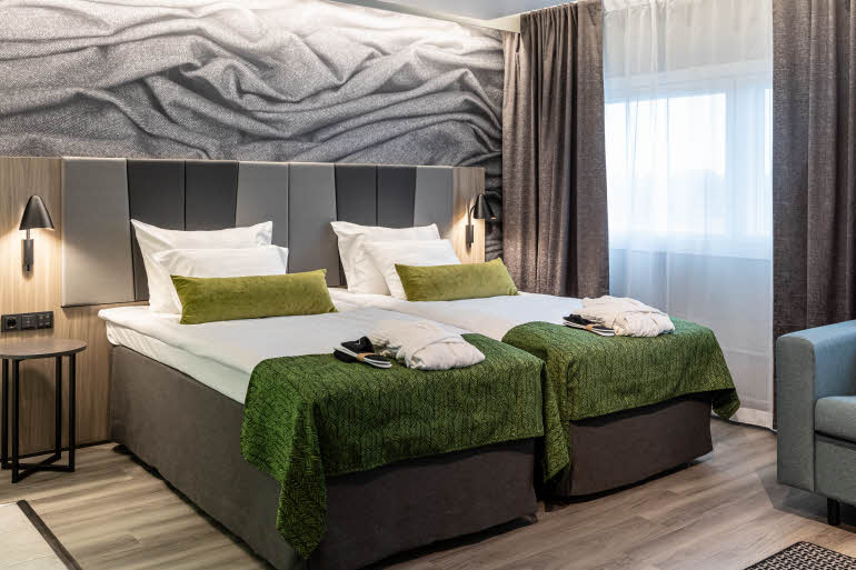 superior family -huone scandic pasila hotelli helsinki suomi