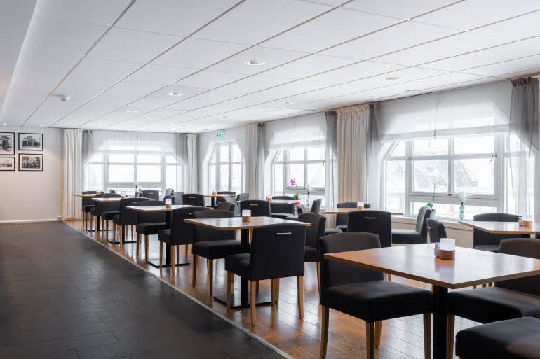 aamiaistila Scandic Bryggen Honningsvåg Norja