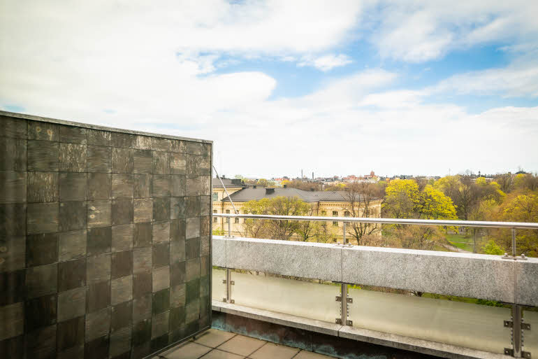Balcony in Superior room at Scandic Anglais in Stockholm