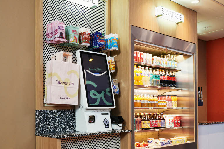 shop in lounge at scandic go upplandsgatan in stockholm