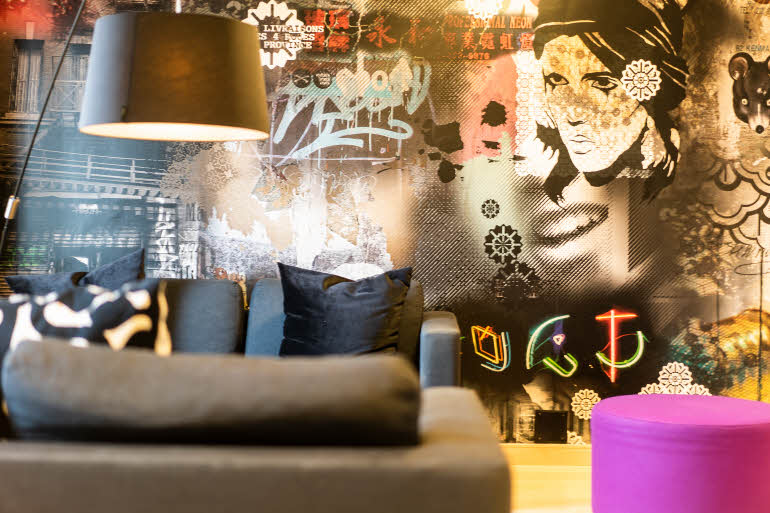 Master suite at Scandic Malmen in Stockholm