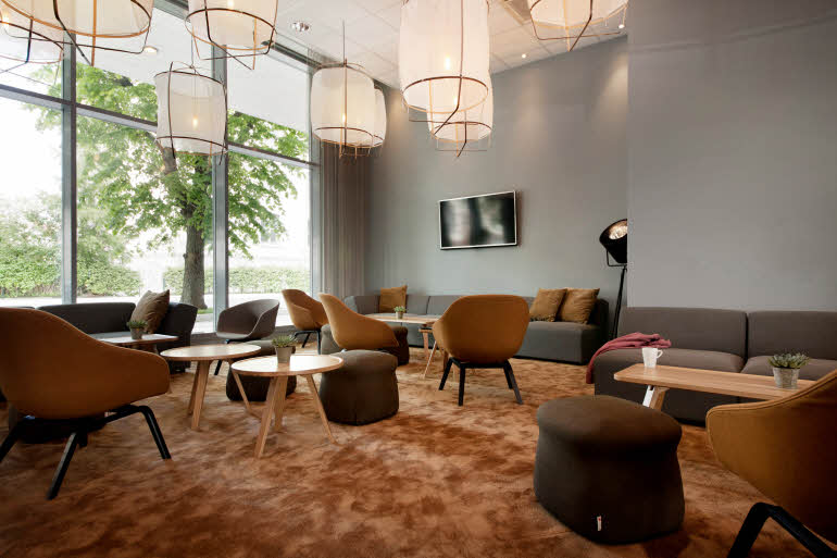 Lobby window Scandic Kristiansand Bystranda