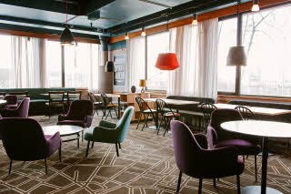Restaurant overview hotel Scandic Backadal