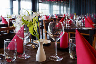 Scandic Aalborg, a la carte restaurant, daytime, close up