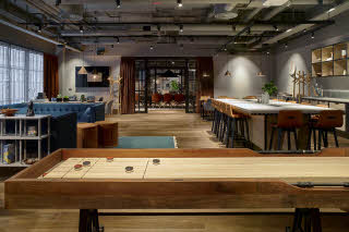 Meeting room shuffleboard Downtown Camper by Scandic