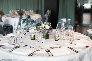 Set table conference Haymarket by Scandic