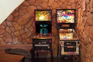 Pinball machine hotel Scandic Backadal