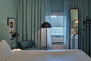 Superior-huone twin sänky Scandic Klara Tukholma