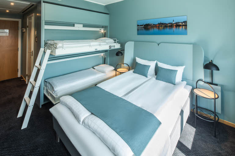 Family room at Scandic Aalborg City in Denmark