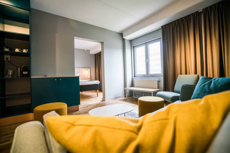Living room in Junior Suite