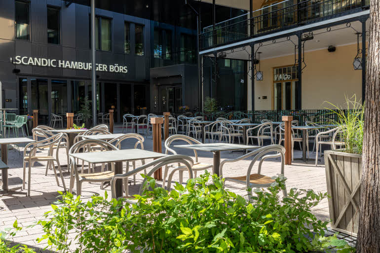 ravintolan terassi scandic hamburger börs turku suomi