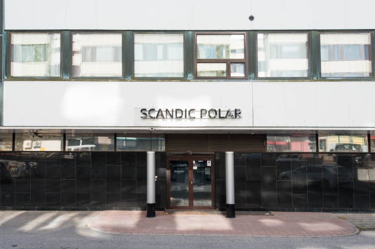 Julkisivu scandic polar rovaniemi