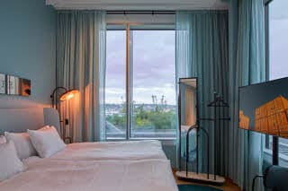 twin superior huone näkymä scandic göteborg central hotelli göteborg ruotsi