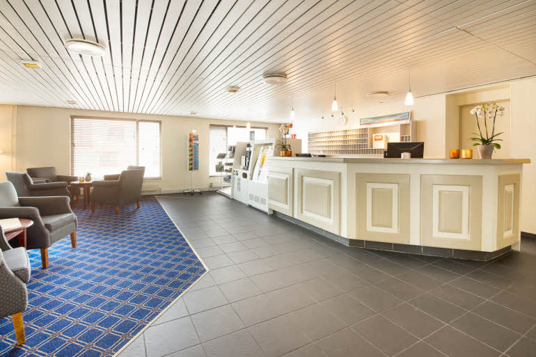 Reception at Scandic Honningsvag