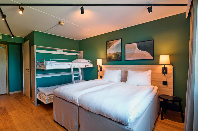 family room at scandic bollnas