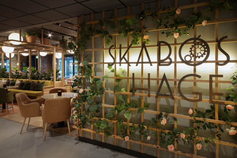 restaurant sign at scandic sjolyst in oslo norway