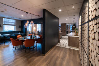 entrance to restaurant at Scandic Harstad in norway